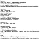 RS Style Front Honeycomb Grill Grille Fit Audi TT TTS 2006-2014 Gloss Black