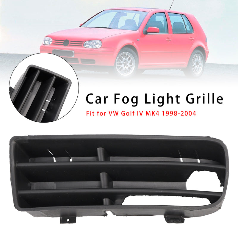 Front Left Side Bumper Grille Fog Light Grill  For VW Golf IV MK4 1998-2004