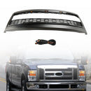 Front Bumper Grille Grill w/Lights Fit Ford F250 F350 2008-2010 Super Duty