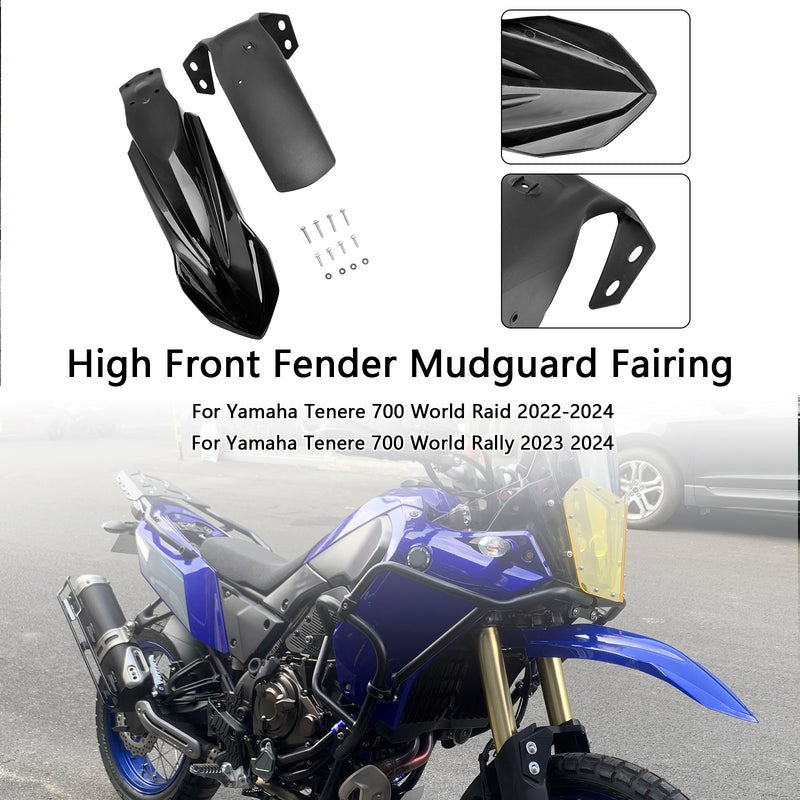 High Front Fender Mudguard Fairing For Yamaha Tenere 700 2019-2024