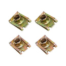 4x Saddlebag Lock Mounting Bolts Theft Deterrent Fastener Kit For Touring 93-18