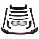 BMW X5 G05 2019+ Side Skirts Spoiler Lip Glossy Black Diffuser Body Kit
