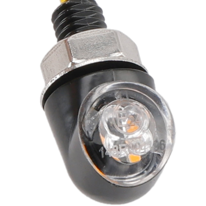 12V LED Turn Signal Indicator Light 8mm Universal Motorcycle For Honda