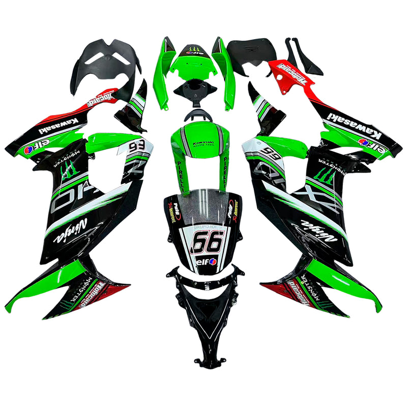 Amotopart Kawasaki ZX10R 2008-2010 Fairing Kit Bodywork Plastic ABS