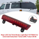 Rear LED 3rd Third Brake Light Red 15170955 For Chevrolet Suburban 00-06