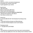 2PCS Front Bumper Grill Fog Light Lamp Covers Fit Audi Q5 2009-2012