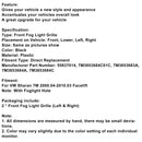 US: Front Bumper Fog Light Grill Fit VW Sharan 7M 2000-2010 W/ Foglight Hole
DE: Links Rechts Gitter Nebelscheinwerfer Lüftungsgitter für VW Sharan 2000-2010