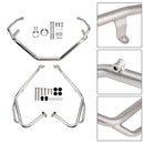 2025+ Honda X-Adv 750 Upper Lower Kit Engine Guard Frame Crash Bar Silver