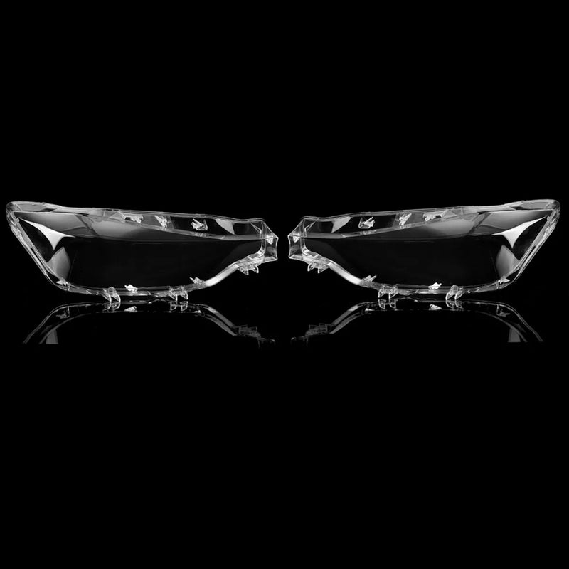 2PCS Xenon Headlight Headlamp Clear Lens Cover For BMW 3 Series F30 2016-2018