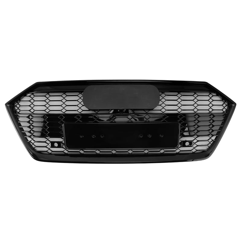 Gloss Black Front Bumper Grill Grille Fit Audi A7 C8 S7 2019-2024