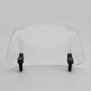 Universal Adjustable Windshield Clip On Wind Screen Deflector Extension Spoiler