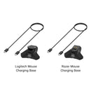 Wireless Mouse Charging Base Dock Charger for Logitech G903 GPW 3/4 Razer V2pro