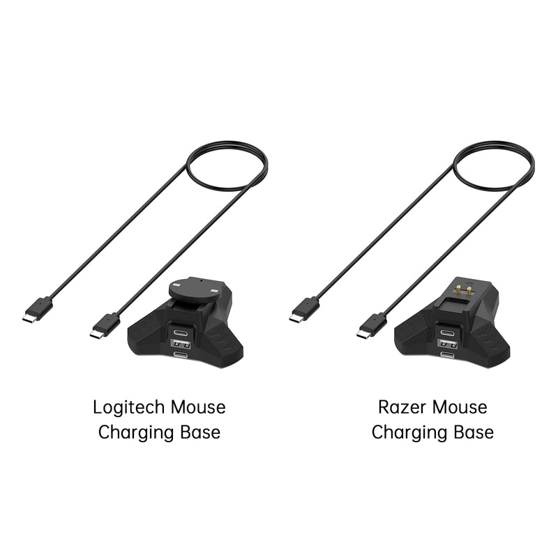 Wireless Mouse Charging Base Dock Charger for Logitech G903 GPW 3/4 Razer V2pro