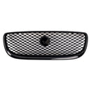 Gloss Black Honeycomb Front Bumper Grille Grill Fit Jaguar XE 2015-2018