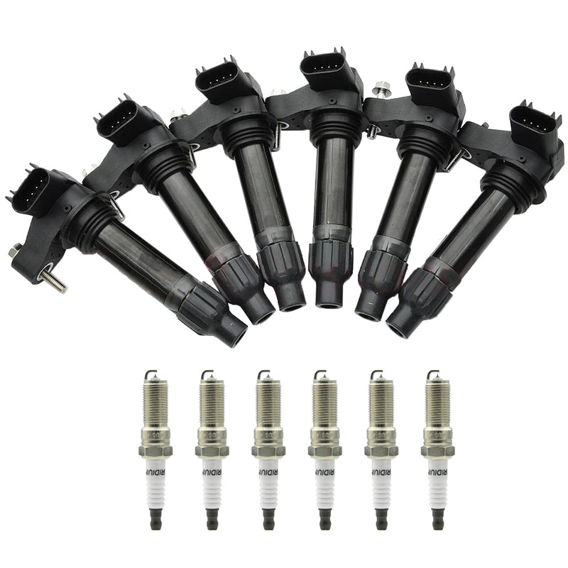 2010-2016 Buick LaCrosse GMC Acadia 6 Ignition coil 6 Spark Plug UF569 12590990 Fedex Express