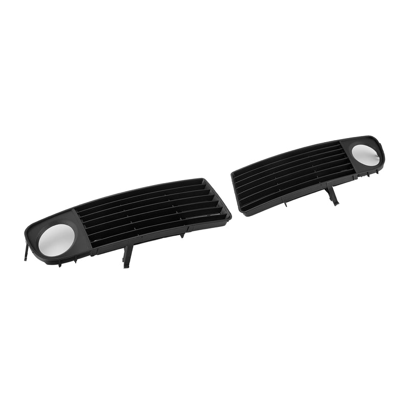 2PCS Front Lower Bumper Fog Light Cover Grille Fit Audi A6 C5 1998-2001