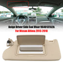 Beige Driver Side Sun Visor 964013TA2A For Nissan Altima 2013-2018