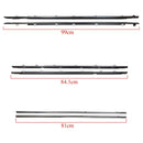 6PCS Door Belt Molding Fit For Toyota Land Cruiser 80 Series 1991-1997