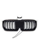 2023-2025 Fit BMW X1 U11 U12 Double Slat Black Front Bumper Kidney Grill Grille