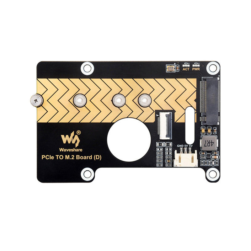 PCIE to M.2 Rotor 8Gbps Transmission Raspberry Pi5 Expansion Board M.2 Interface