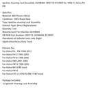 Volvo F/FL 6, F/FE/FL/FM 7 FM7 truck Ignition Steering Lock Assembly 20398484 1095710 8159907