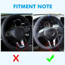 Silver Chrome Steering Wheel Trim Cover For Mercedes Benz W204 W207 W212 C-Class