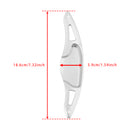 Steering Wheel Paddle Shifter Extension For Honda FIT VEZEL HRV Aluminium Silver