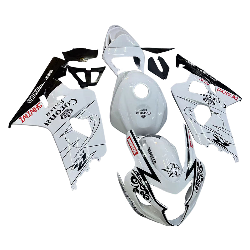 Amotopart Suzuki GSXR 600/750 2004-2005 K4 Fairing Kit Bodywork Plastic ABS