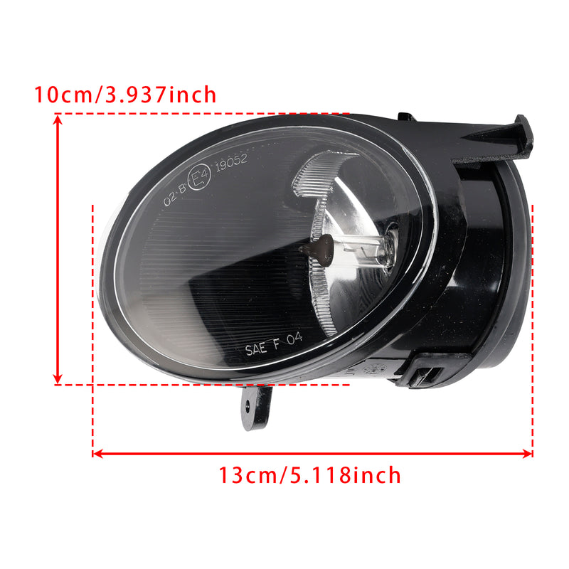 Pair Front Bumper Driving Fog Light For Audi A6 C6 2005 2006 2007 2008