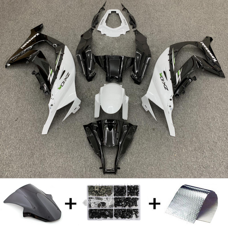 Amotopart Kawasaki ZX10R 2011-2015 Fairing Kit Bodywork Plastic ABS