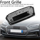 RS5 Style Honeycomb Sport Mesh Hex Grill Grille Fit Audi A5 S5 B9 2017-2019