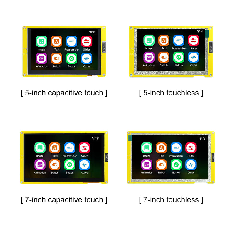 ESP32-S3 Development Board 5" 7" LCD Capacitive Screen Wifi Bluetooth MCU LVGL