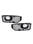 Fog Lamp Light Cover Insert Grille Fit VW T5 T5.1 2010-2015 S-line Gloss Black