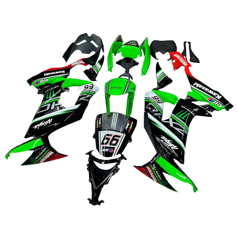 Amotopart Kawasaki ZX10R 2008-2010 Fairing Kit Bodywork Plastic ABS