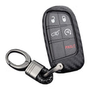 Leather Silicone Car Key Case Cover With Buckle For Jeep