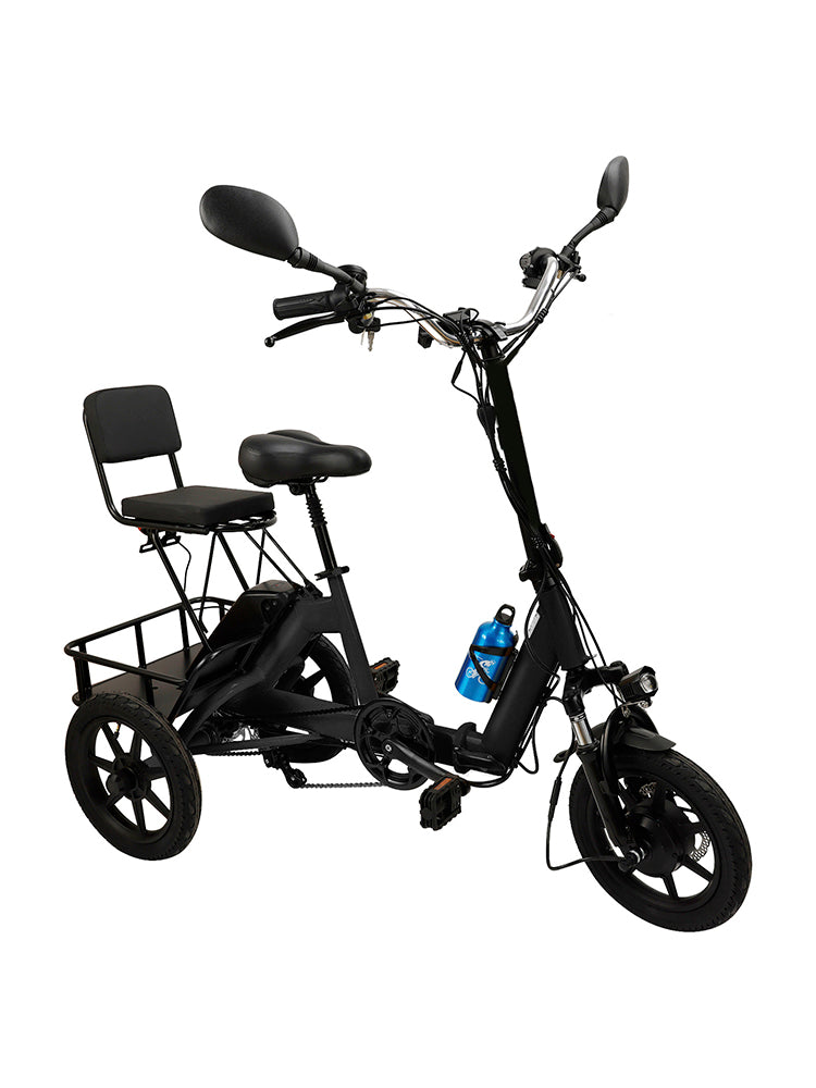 Three Wheel Electric Tricycle for Adults 3 Wheel Motorized Folding E-Bike