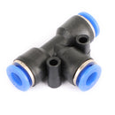 10PCS Pneumatic Air Quick Push to Connect Fitting 6 mm OD "T" Tee Tube 6mm