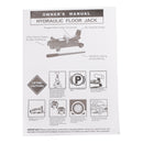 Low Profile Floor Jack 2.5 Ton (5500 lbs)  3.35"-14.17" Height Lifting Range