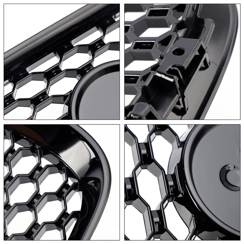 Gloss Black Front Bumper Grill Grille Fit JAGUAR F-PACE X761 2016-2020