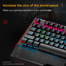 K1000 Mechanical Keyboard Wired 104key Red Switches for PC Chroma RGB Wrist Rest