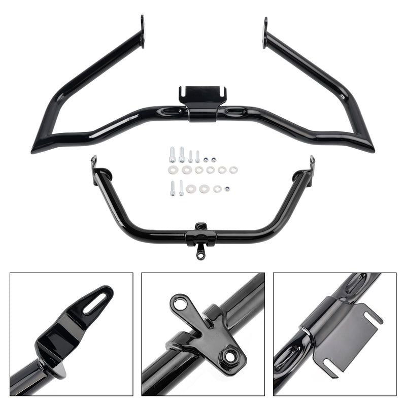 Engine Guard Crash Bar Frame Protector Bumper Chromea For Touring Glide 14-22 ChromeC