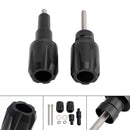 Cnc Anti-Crash Frame Sliders Protector Black For Bmw F900R F750Gs F850Gs 19-23
