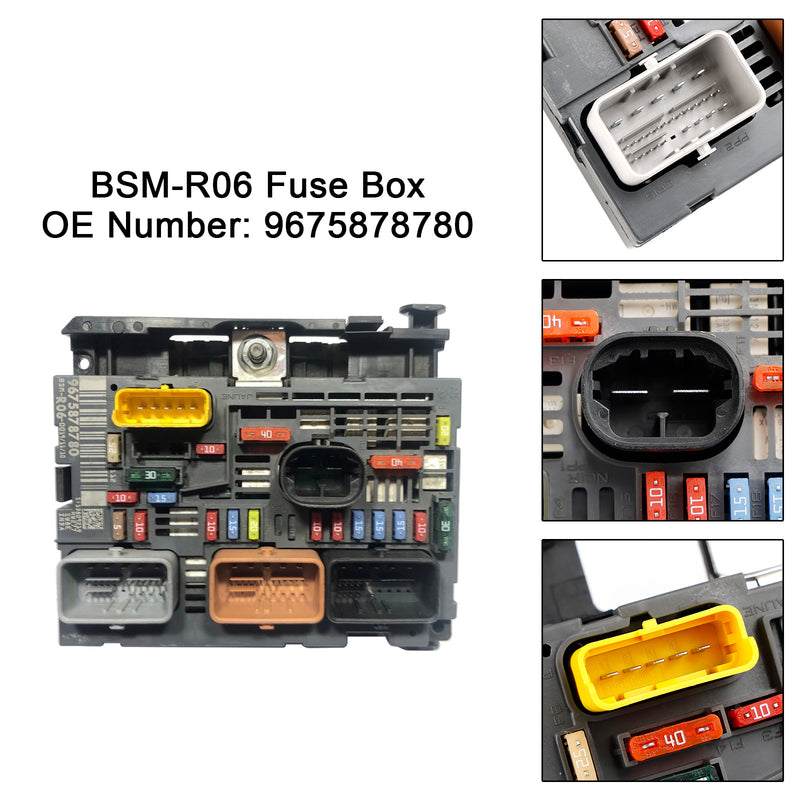 BSM-R06 Fuse Box 9675878780 For Peugeot 308 2008-2013