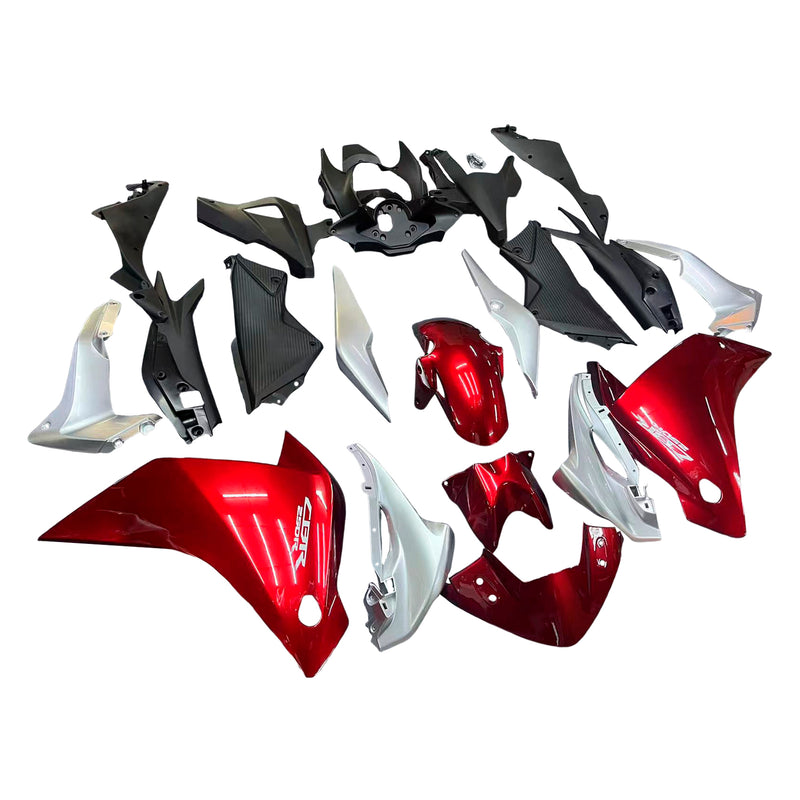 Fairings 2011-2015 Honda CBR250R Red Silver CBR Racing Generic