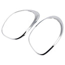 2014-2020 For Fiat 500L Left+Right Rear Taillight Lamp Trim Ring Chrome