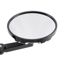 Billet Aluminum 22mm 25mm Round Bar End Mirror For Tracker Superbike Motorcycle