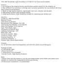 923-300 Third Brake Light Assembly JL1Z13A613C For Ford Lincoln models