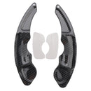 Carbon Look Steering Wheel Paddle Shifter Extension Covers Fit Lexus IS RC NX