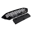 Gloss Black Front Bumper Grille Grill Fit Ford Focus ST + ST Line MK4 2018-2021