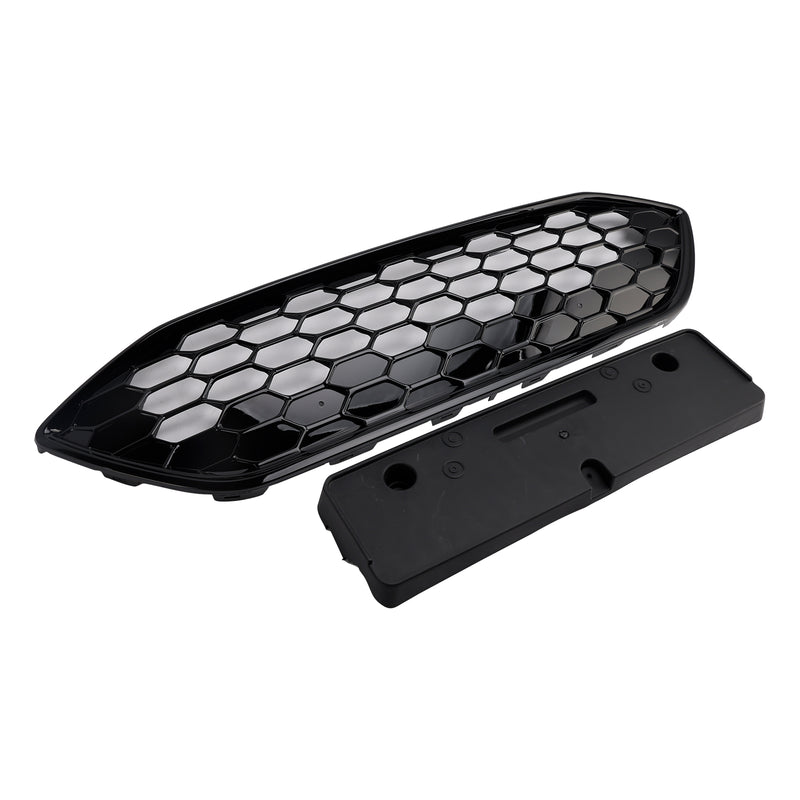 Gloss Black Front Bumper Grille Grill Fit Ford Focus ST + ST Line MK4 2018-2021